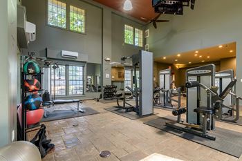 Modern fitness center